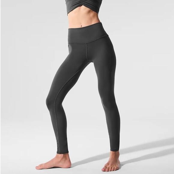 Alo High Waisted Airbrush Legging Anthracite Gray Size XS - Picture 1 of 9